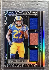2019 Panini Obsidian Mosaic #MM-11 DARRELL HENDERSON Rams RC Rookie #002/100 🏈 - Picture 1 of 4