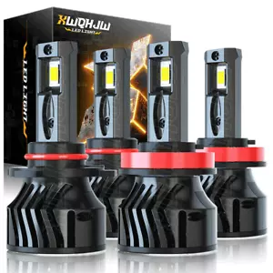 Se adapta a GMC Sierra 1500 2500 HD 2007 2008-2013 6500K LED Faros Bombillas Kit Combo - Imagen 1 de 10