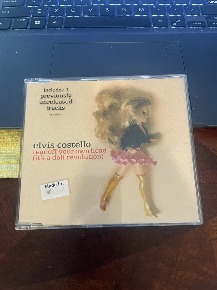 Elvis Costello CD  single Tear Off Your Own Head 4 Tracks Foto 1 de 2