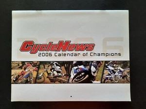 Vintage 2006 Kalender Superbike Supercross Motocross Carmichael Rossi Mladin - Bild 1 von 7