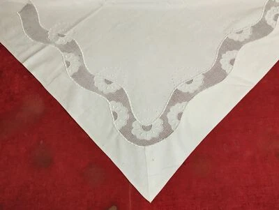 ENSEMBLE DE LIT DOUBLE. ART DÉCO. COTON BRODÉ À LA MAIN. ESPAGNE. VERS 1920 - Photo 1/4