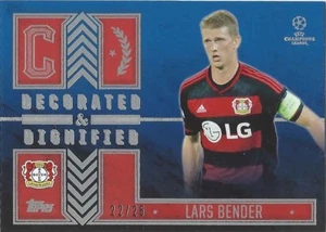 Topps Showcase Champions League 2015/16 Decorated and Dignified Red #/25 - Bild 1 von 2
