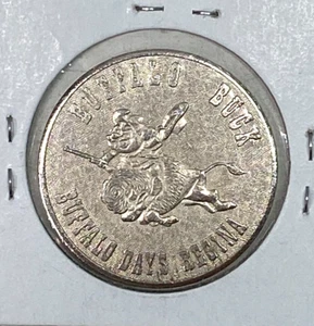 Canada Trade Dollar 1968 Buffalo Days Regina SK Small Date Circulated - Picture 1 of 4