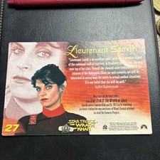 The Women Of Star Trek In Motion 1999 Jumbo  #21 Creased Lieutenant Saavik