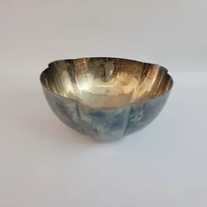 Ciotola Triangolo Decorativa Mid Century Bulgari BVLGARI Argento Sterling Italia - Foto 1 di 7