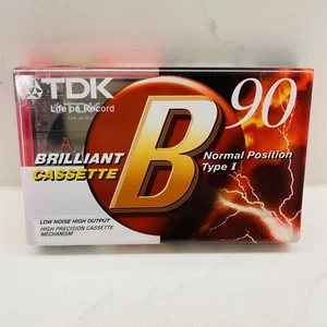 TDK - B90 - Type 1 - Sealed Cassette Tape - Picture 1 of 2