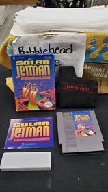 CIB SOLAR JETMAN NINTENDO NES VIDEO GAME COMPLETE IN BOX W/ PROTECTOR CASE