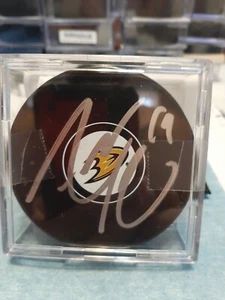 Adam Henrique Autographed Puck - Picture 1 of 1