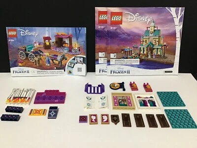 LEGO Disney Princess Frozen ll 41166 & 41167 Pieces w/sticker & Pattern Manuals - Image 1 of 4