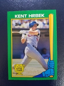 Kent Hrbek Minnesota Twins 1990 Topps Active Career Batting Leaders