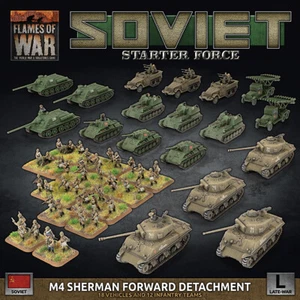 Flames of War Late War: Soviet M4 Sherman Forward Detachment (SUAB16) - Picture 1 of 2
