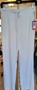 VINCE CAMUTO (XXS) 100% Linen White Drawstring Pants Elastic Waist MSRP $79 NWT - Picture 1 of 10
