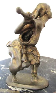 VERY FINE ANTIQUE ORIENTALIST BRONZE SCULPTURE MALE WATER CARRIER - Picture 1 of 10