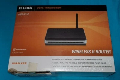 D-Link WBR-1310 54 Mbps 4-Port 10/100 Wireless G Router NEW ***FREE SHIPPING*** - Image 1 of 4