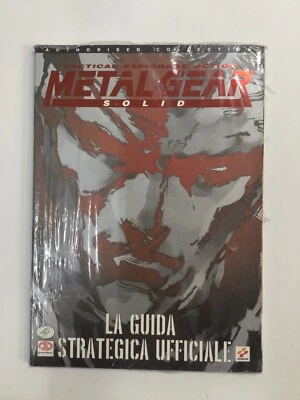 Metal Gear Solid Conduite Stratégiques Officiel Italien Nouveau Scellée - Photo 1/3