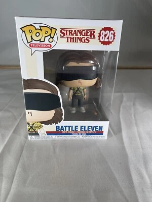 FUNKO POP! 奇怪的东西 #826 BATTLE ELEVEN BLIND FOLD NETFLIX 电视 — 第 1/4 张图片