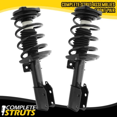 Front Pair of Complete Struts & Coil Springs 2008-2009 Mercedes C230 W204 4Matic Foto 1 de 4