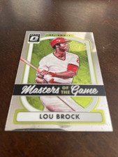 2017 Panini Donruss Optic - Masters of the Game -MG4 “Lou Brock”