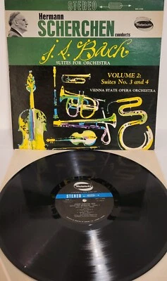 J. S. Bach Suites For Orchestra Vinyl LP Hermann Scherchen Westminster WST-17059 - Image 1 of 4