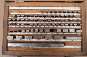 FOWLER GAGE BLOCK  SET SET NO. E1 53-672-81 MADE IN SWEDEN  - Picture 1 of 6