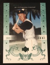 2005 Upper Deck Hall Of Fame #3 BILL MAZEROSKI Green SP #d 182/200! PIRATES