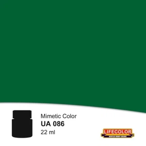 LIFECOLOR ACRYLIC COLOR UA086 - GLOSS INTERIOR GREEN - 22ml - Imagen 1 de 1