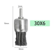 High Quality Polishing Tool with Stainless Steel Wire Wheel Brush 6mm Shank