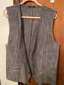 VINCE CAMUTO Vest Men’s XL Retails For $500 Heather Grey NWOT - Picture 1 of 3