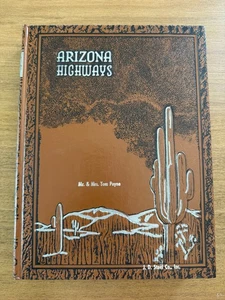 ARIZONA HIGHWAYS MAGAZINE - 1986 HARDCOVER LEATHERETTE BOUND BOOK ANNUAL EDITION - Picture 1 of 8