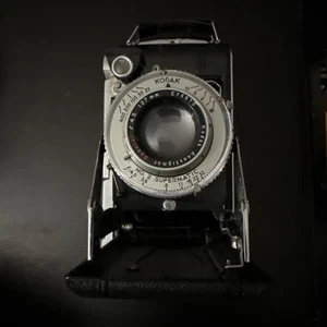 VINTAGE KODAK MONITOR SIX 20 FOLDING CAMERA Untested For Parts - Picture 1 of 12