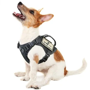 Tactical Puppy Vest Harness, Adjustable Military Vests for Small Dogs Outdoor... - Picture 1 of 7