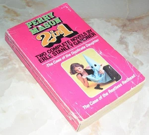 PERRY MASON 2 in 1 - Case of the Duplicate Daughter/ Restless Redhead (Pbk,1975) - Picture 1 of 1