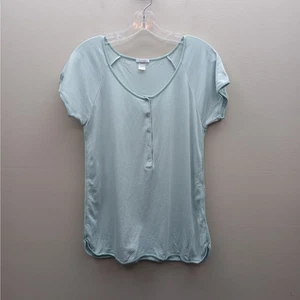 Pigiama LAGO manica corta a righe collo Henley SOLO bianco verde taglia small - Foto 1 di 4