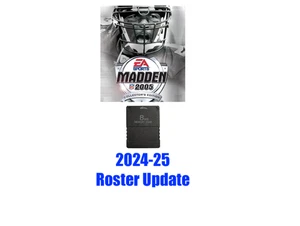 Madden NFL 2005 2024 2025 Roster Update Memory Card PlayStation 2 PS2 Rosters 25 - Picture 1 of 1