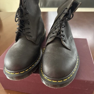 Ботинки на лодыжку 1460 Ox Blood Dr. Martens сделаны в Англии, размер мужские 10 размер женские 11 - Изображение 1 из 4