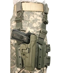 BLACKHAWK Serpa CZ 75B Holster Kit Used, Green, Level 2 - Picture 1 of 1