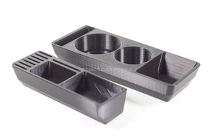 2X Black Centre Console Cup Holder For Mercedes Benz W201 190E 1982+ - Picture 1 of 8