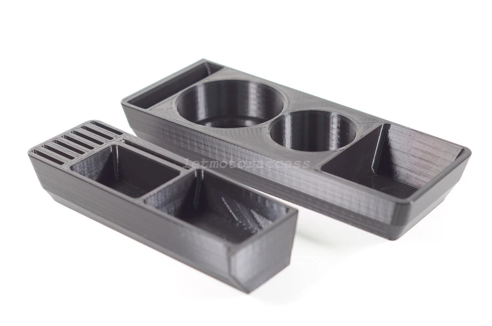 2X Black Centre Console Cup Holder For Mercedes Benz W201 190E 1982+ - Image 1 of 4