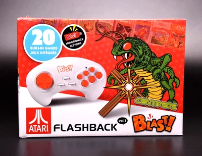 Atari 2600 Flashback Blast! 20 Built-in Games Vol 1 HDMI Wireless Controller NEW — 第 1/4 张图片