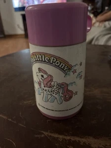 My Little Pony Thermos Vintage 1987 Pink Hasbro Collectible By Aladdin - Picture 1 of 2