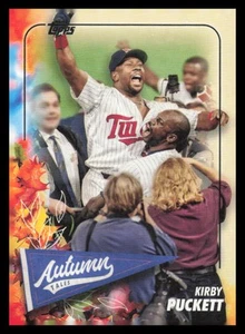 2024 Topps Update Autumn Tales #AT15 Kirby Puckett - Picture 1 of 2
