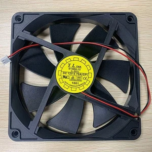 1PCS New Yate Loon D14BH-12 Cooling Fan 14025 DC12V 0.70A 14CM 2Pin - Picture 1 of 1