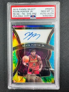 2019 Panini Select Kevin Porter Jr. RC Auto Tie Dye 15/25 PSA 10 #Z - Picture 1 of 2