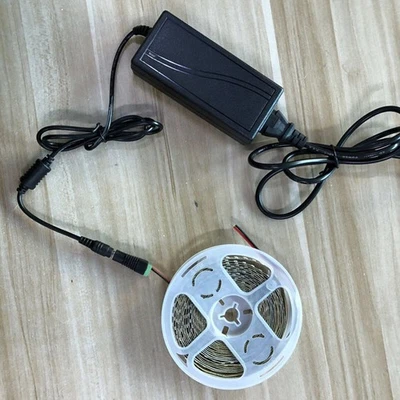 5 Sets 5630 Cool white 300leds waterpoof Light+12V 5A Power+Dimmer+L T Connector - Image 1 of 4