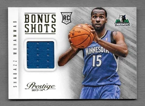 SHABAZZ MUHAMMAD 2013-14 PRESTIGE BASKETBALLL ROOKIE RC RELIC INSERT CARD #96 - Picture 1 of 2