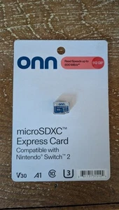 Onn MicroSD Express Card 512gb BRAND NEW (Compatible With Nintendo Switch 2) - Zdjęcie 1 z 2