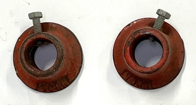 "Lote de 2 collares de barra York vintage estándar de 1""" Foto 1 de 4