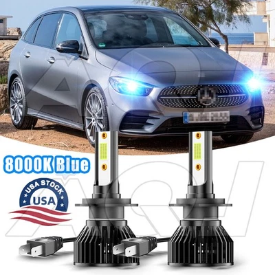 Faros LED H7 8000K azul hielo para Mercedes-Benz B250 2013-2019 Foto 1 de 4