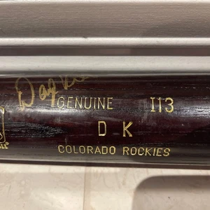 Darryl Kile signierter gebrauchter Schläger im Spiel JSA und LOA Colorado Rockies Houston Astros - Bild 1 von 6