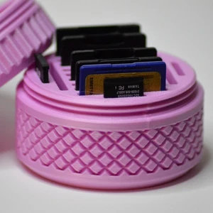 MicroSD / SD Card Storage Case | Durable Lightweight Colours | 11 SD/8 MicroSD - Picture 1 of 14